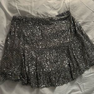 Free people disco skirt.